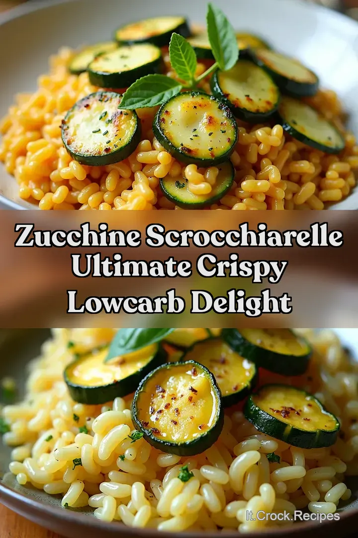 Zucchine Scrocchiarelle Ultimate Crispy LowCarb Delight