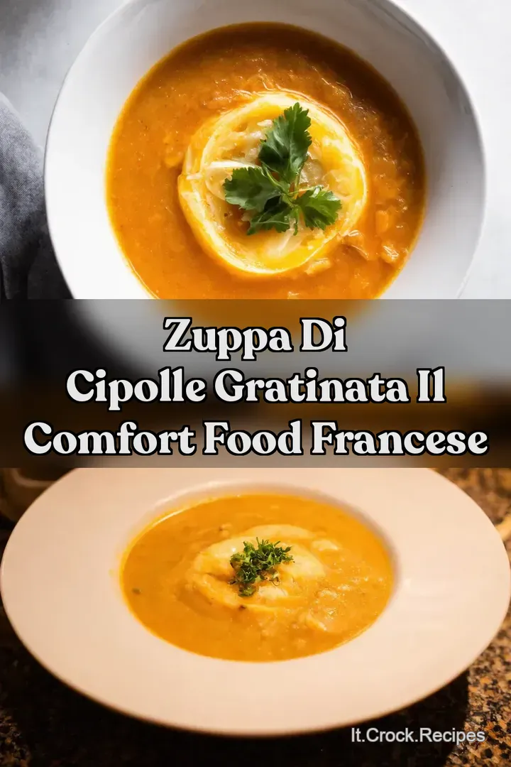 Zuppa di Cipolle Gratinata Il Comfort Food Francese