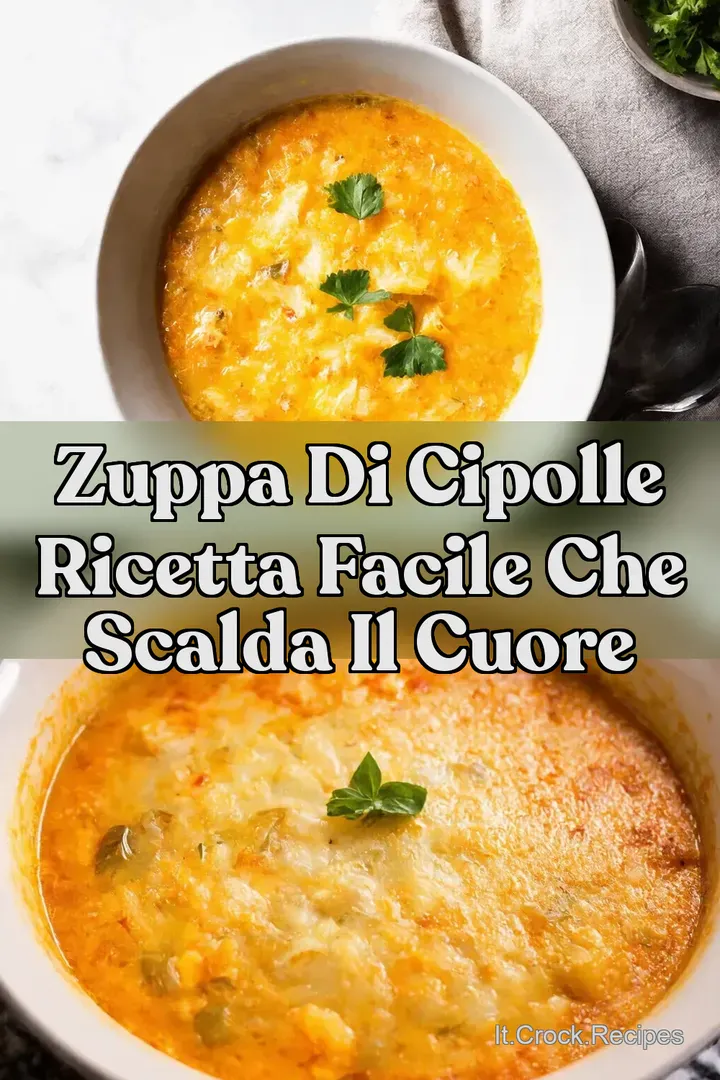 Zuppa di Cipolle Ricetta Facile che Scalda il Cuore