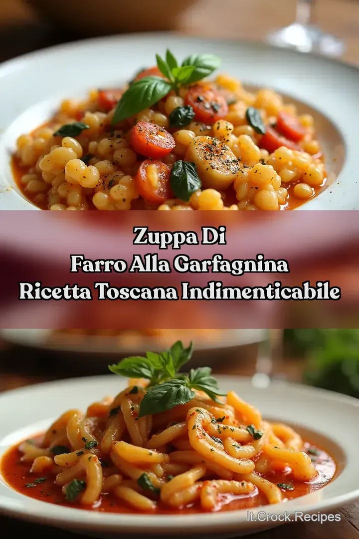 Zuppa di Farro alla Garfagnina Ricetta Toscana Indimenticabile