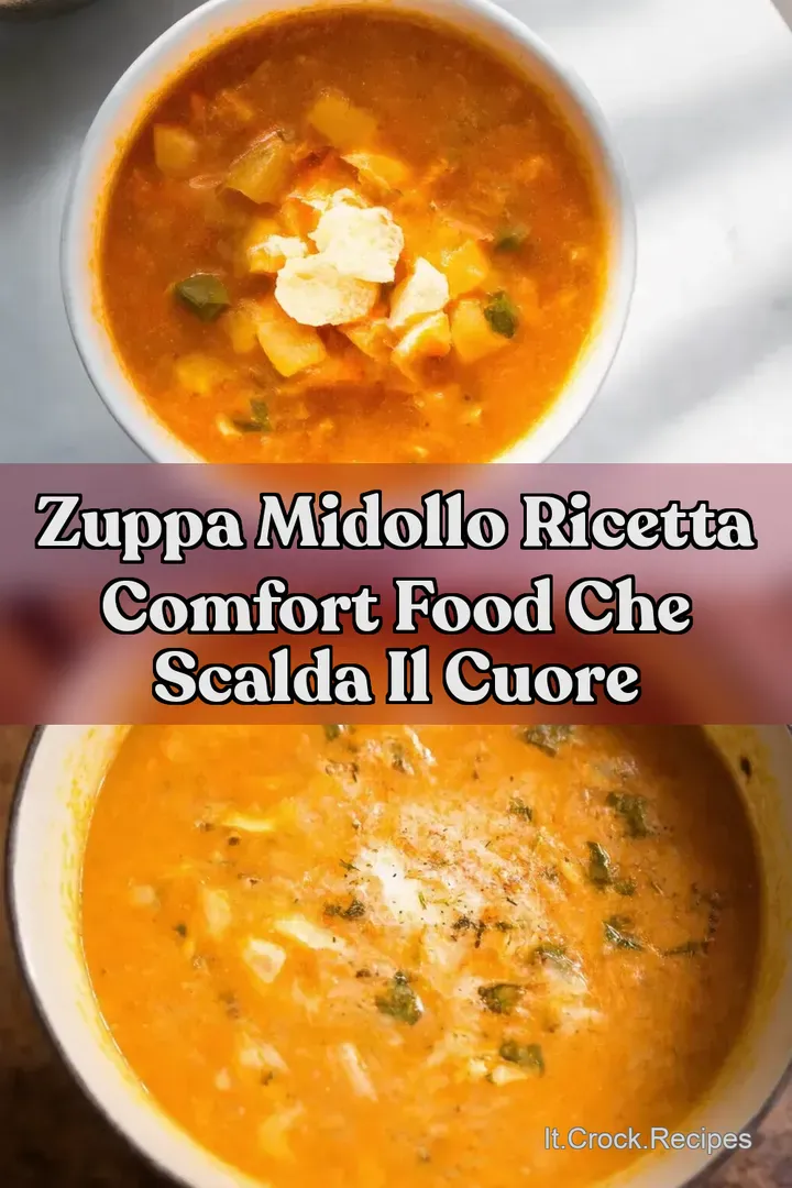 Zuppa Midollo Ricetta Comfort Food che Scalda il Cuore