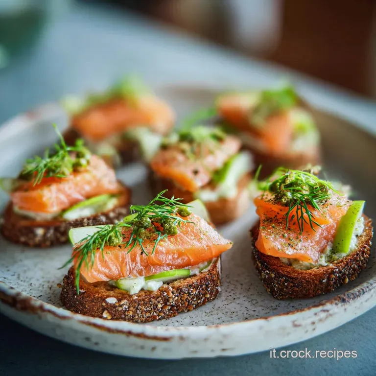 Idea per Antipasto Sfizioso con Salmone e Mela