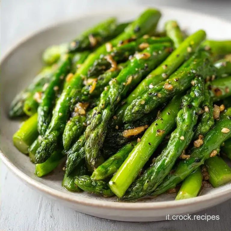 Asparagi Coltivati Saltati Aglio: Croccanti e Saporiti