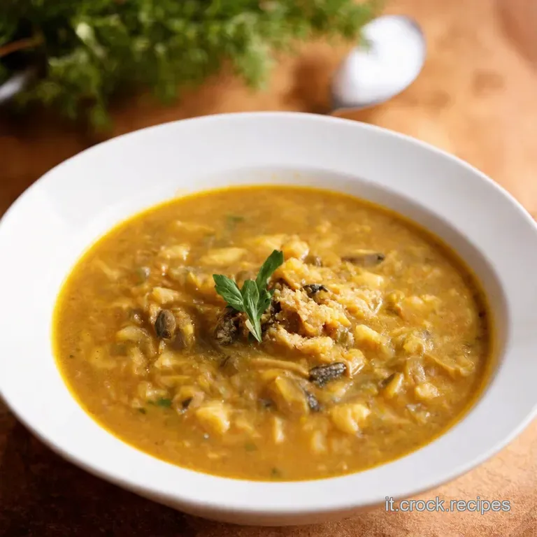 Auld Reekie Lentil a Classic Scottish Soup presentation