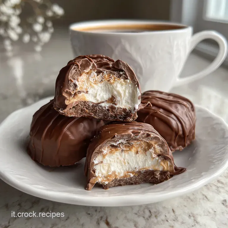 Elegant trio of Baci di Dama cookies, their chocolate filling peeking out, presented on a vintage plate atop a linen napkin.