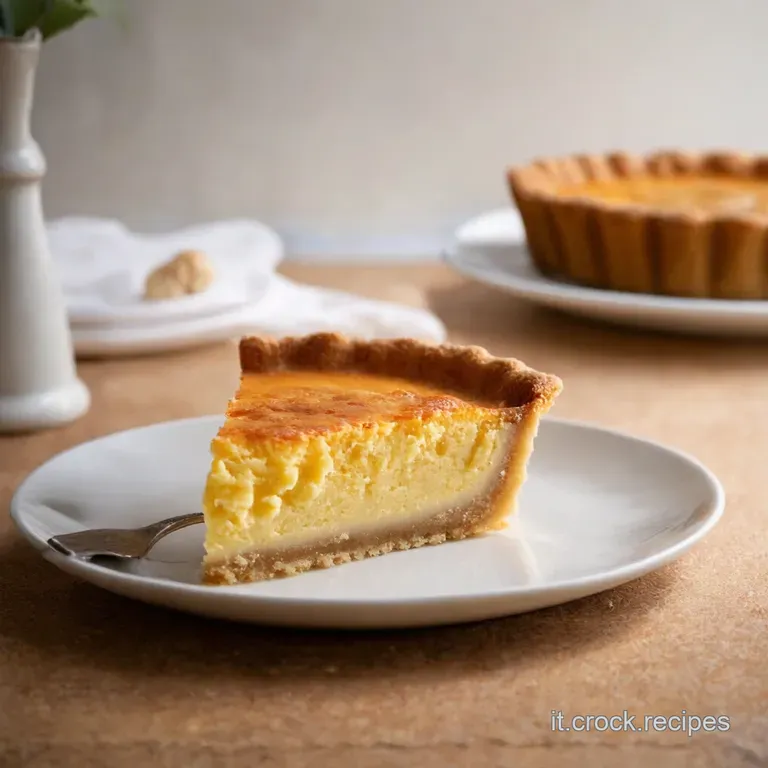 Bakewell Tart Allitaliana Mandorle Amaretti E Limoncello presentation