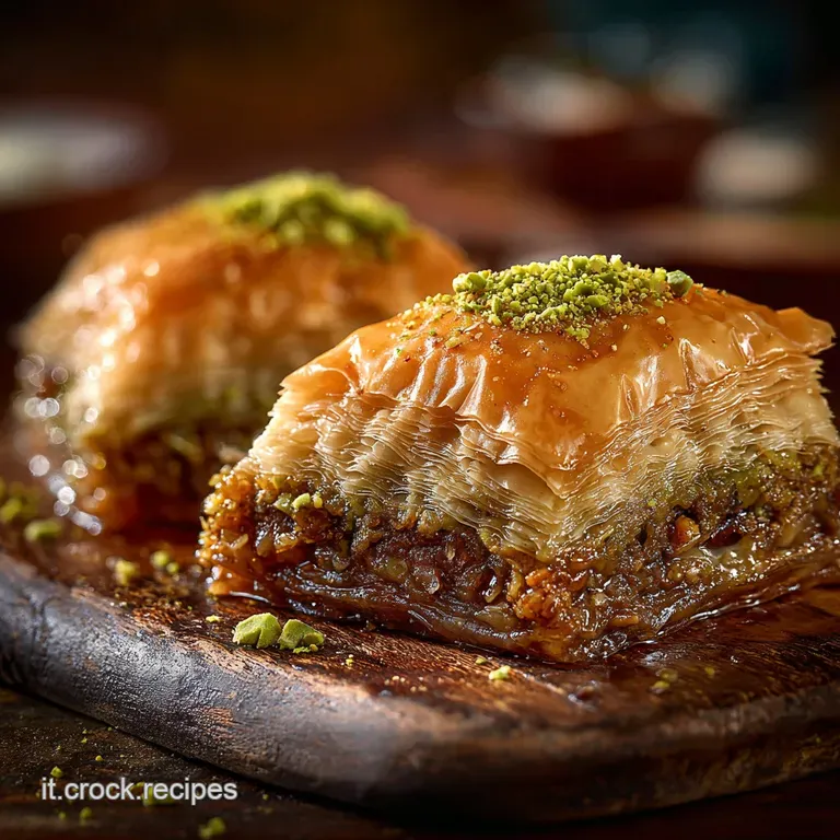 Baklava Classico Il Tesoro Croccante del Mediterraneo