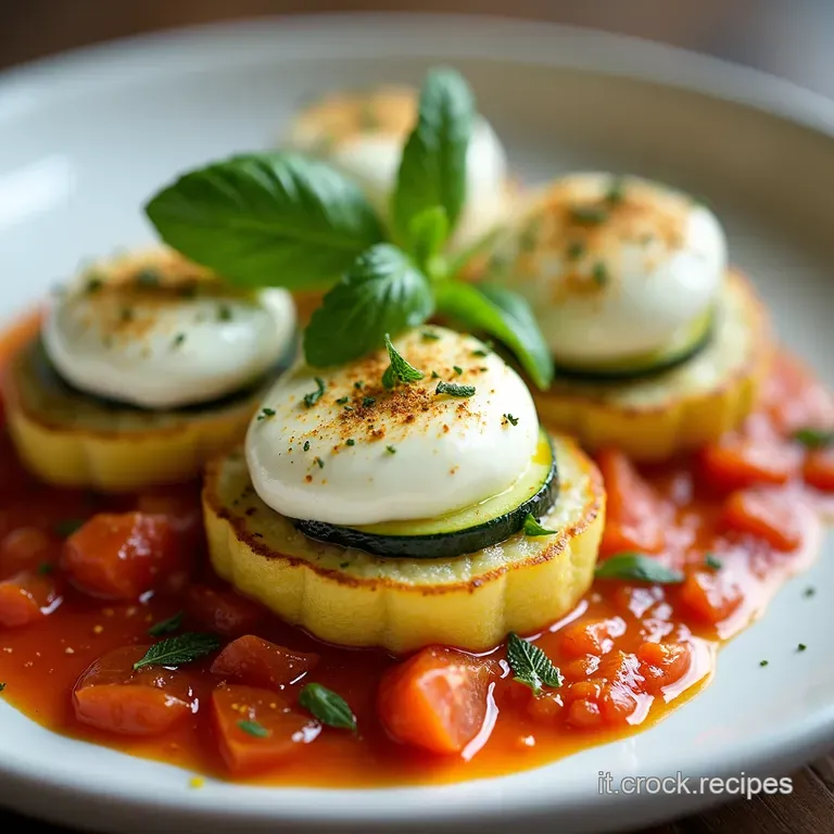 Bocconcini di Sole Zucchine Ripiene al Profumo di Menta e Ricotta Fresca