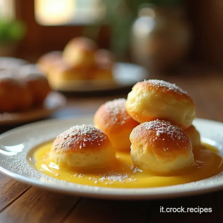 Bomboloni Alla Crema presentation