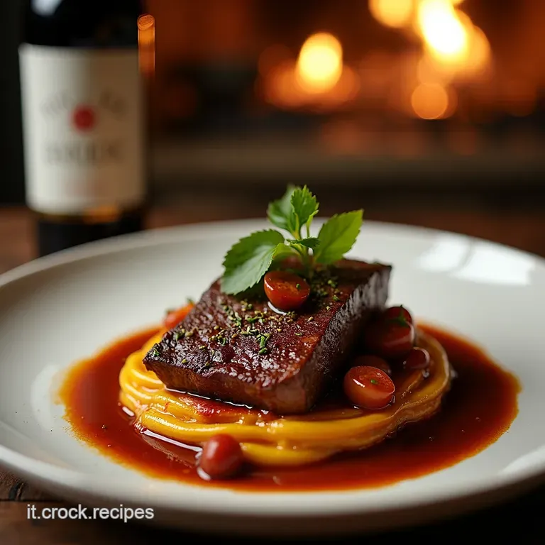 Brasato Al Barolo Segreti Per Una Carne Che Si Scioglie in Bocca presentation