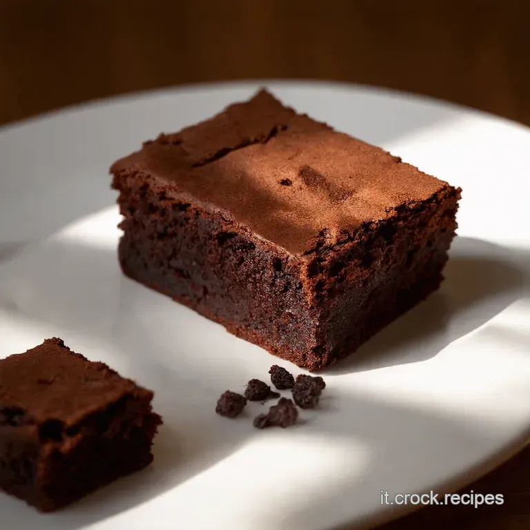 Brownie al Cioccolato Fondente con Noci