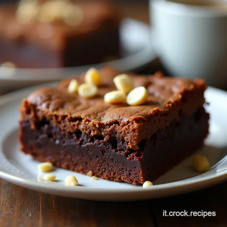 Brownies al Cioccolato Fondente con Nocciole Tostate