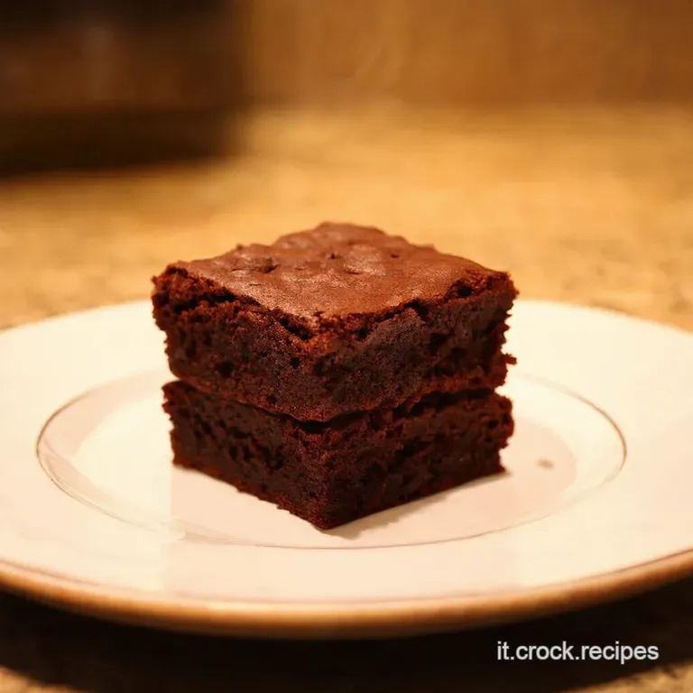 Brownies Al Cioccolato Fondente Delizia Italiana presentation