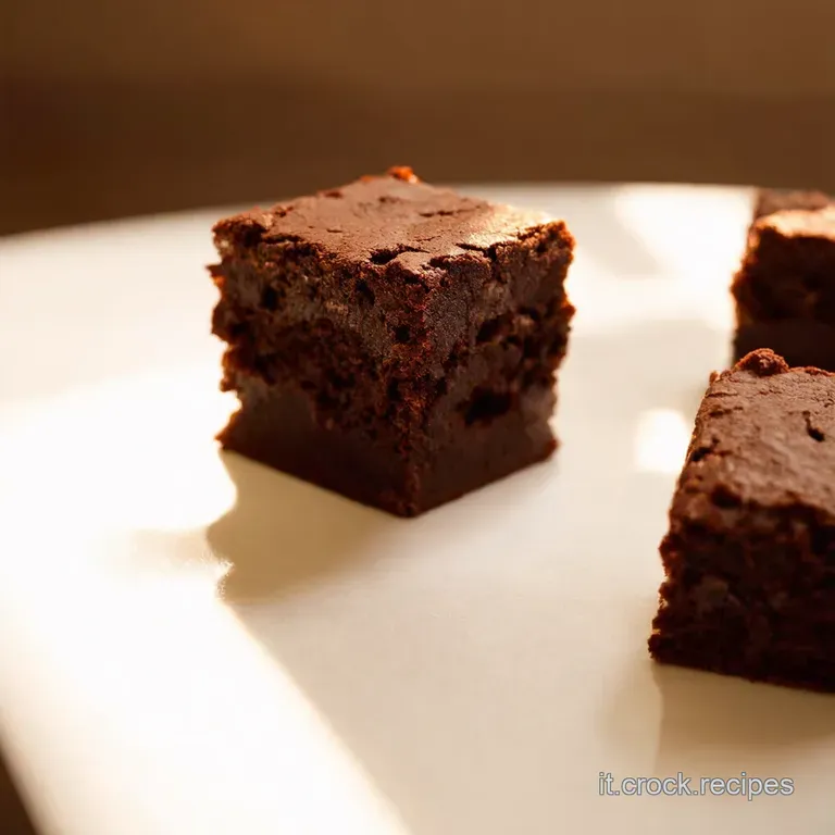 Brownies al Cioccolato Fondente Delizia Italiana