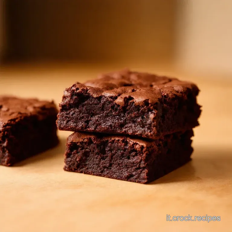 Brownies Al Cioccolato Perfetti La Ricetta Facile E Golosa presentation