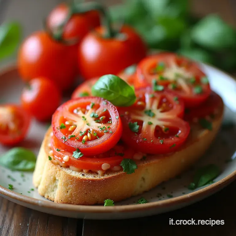 La Vera Bruschetta Italiana Croccantezza Perfetta e Pomodoro Freschissimo Senza Sbagliare