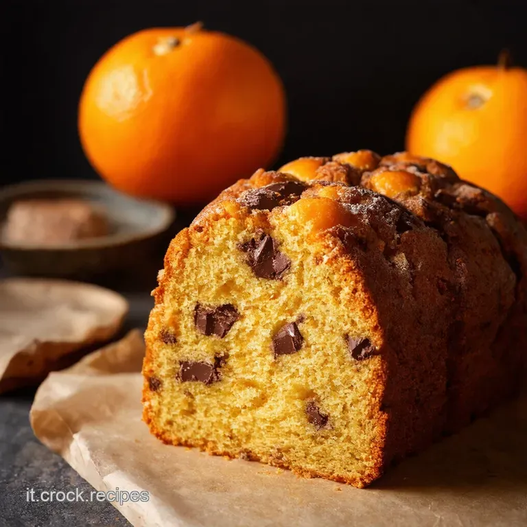 Budino di Panettone allArancia e Cioccolato Fondente
