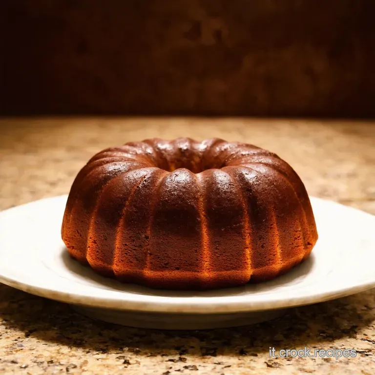 Bundt Cake Turbinio Goloso Banana Cioccolato E Nocciola presentation