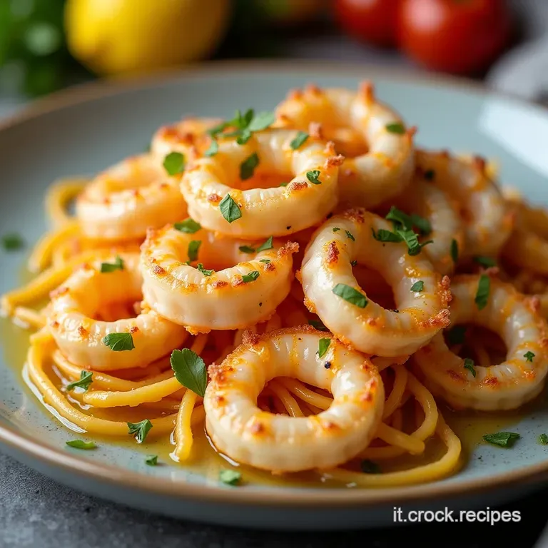 Tentacoli dOro Calamari Ripieni Classici alla Mediterranea con Profumo di Limone e Prezzemolo