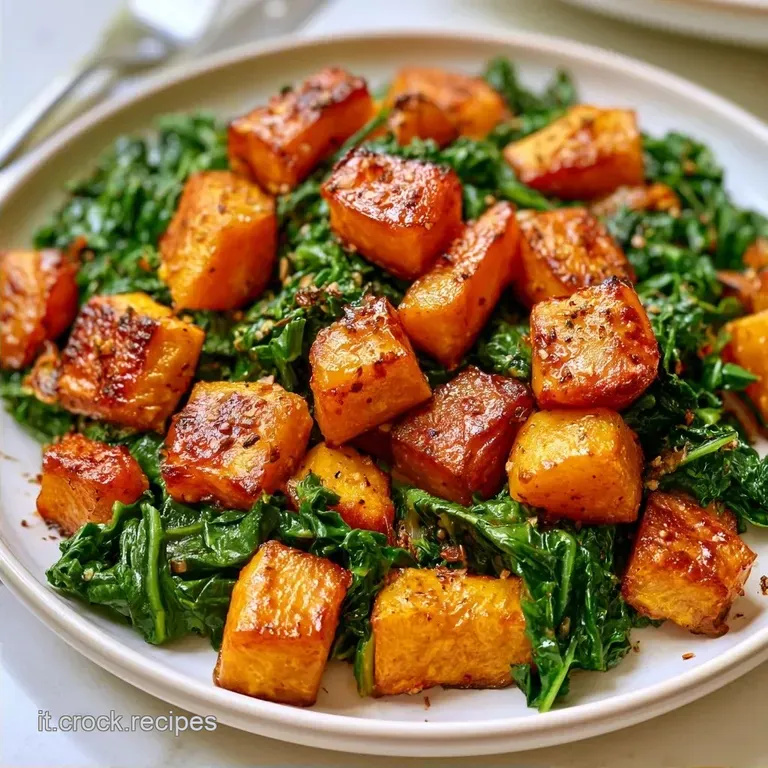Cavolo Nero e Zucca in Padella