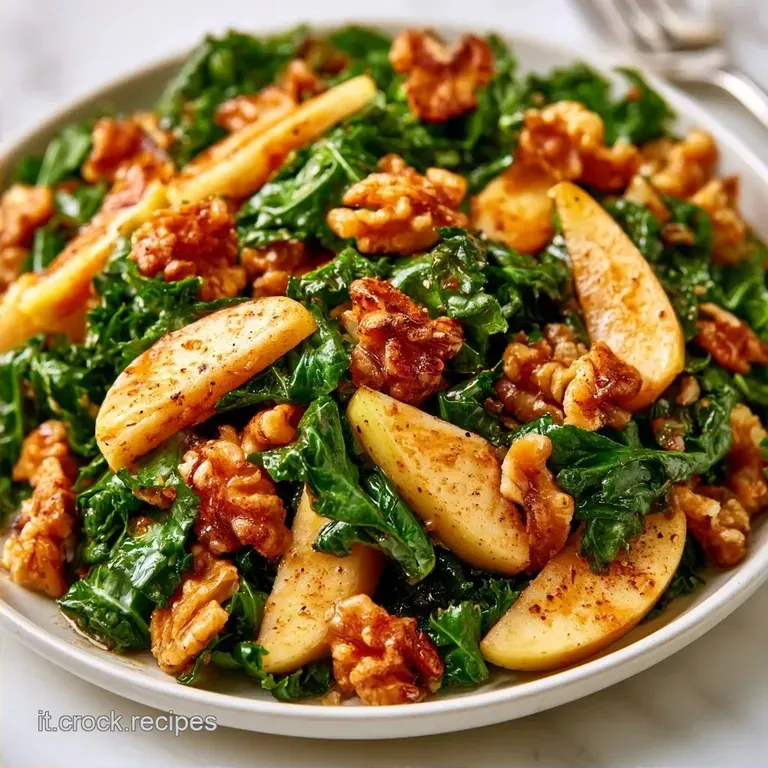 Insalata di Cavolo Nero Mele e Noci
