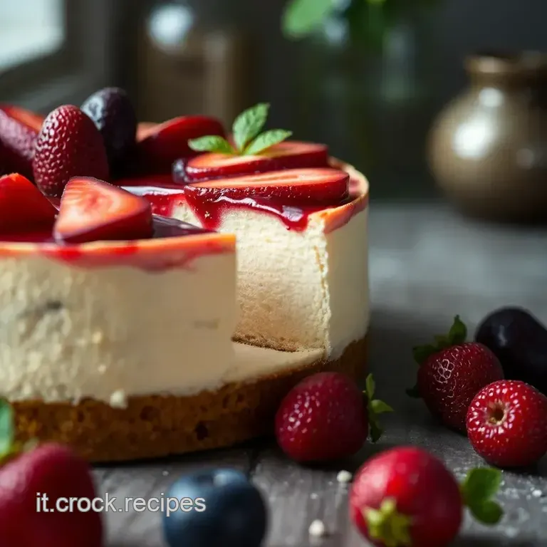 Cheesecake Alle Fragole: Un Classico Rivisitato presentation