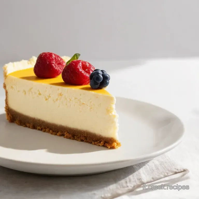 Cheesecake con Ricotta e Limone La Ricetta di Casa Mia