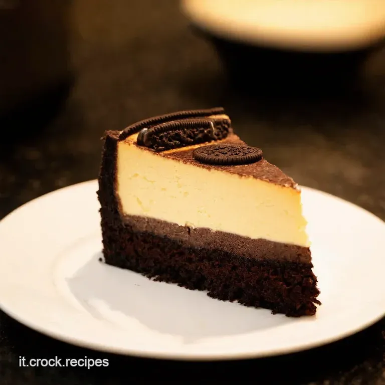 Cheesecake Oreo Una Delizia Irresistibile presentation