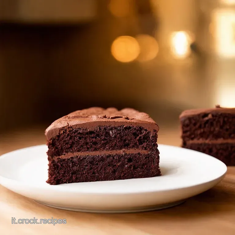 Chocolate Biscuit Cake Il Dolce Reale presentation