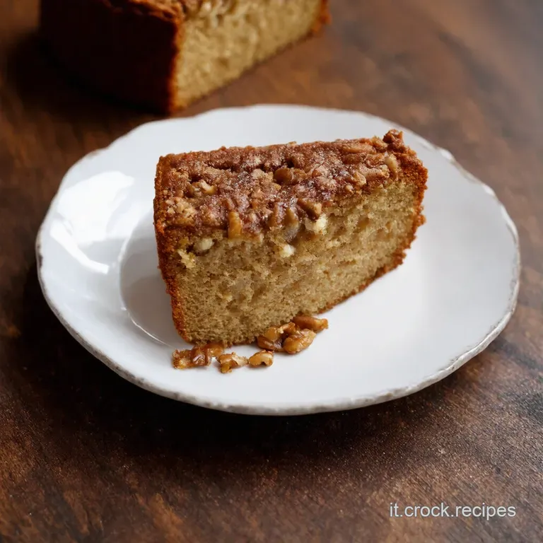 Coffee and Walnut Cake Un Classico Britannico