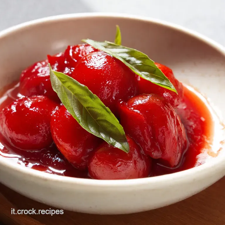 Conserva Di Pomodoro Fatta In Casa: Densa e Cremosa
