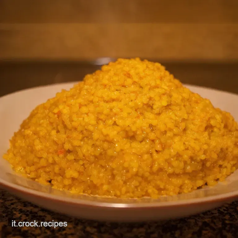 Cous Cous Alla Trapanese presentation