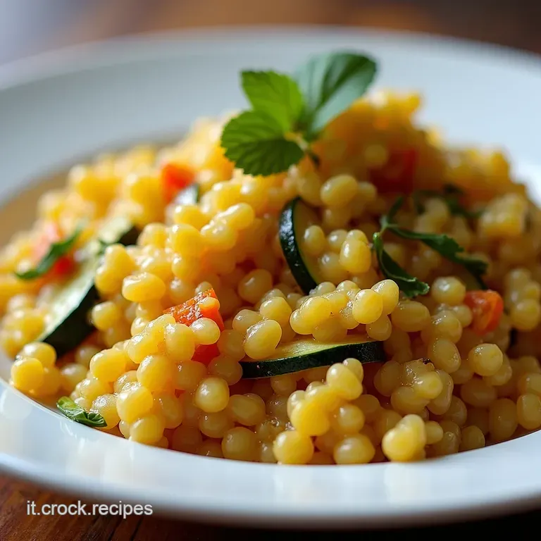 Cous Cous Estivo Zucchine Tonno Limone e Basilico
