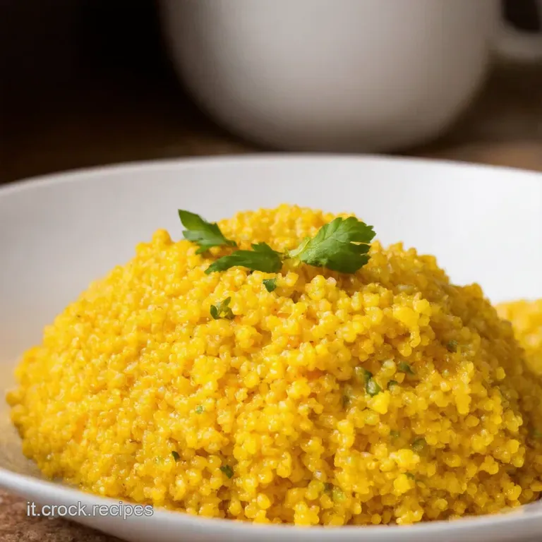Couscous Alle Verdure Mediterranee presentation