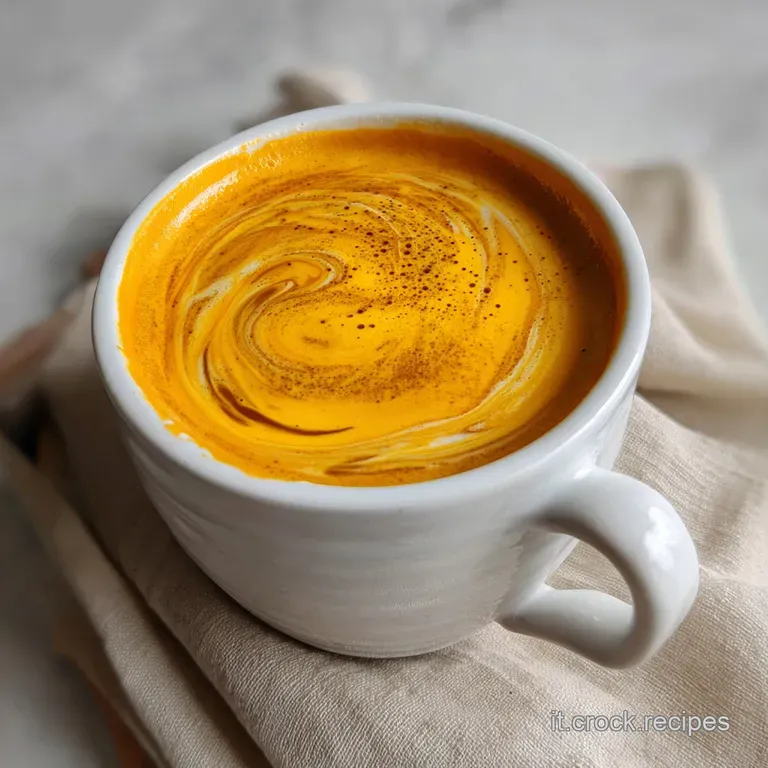 Elegant bowl of smooth pumpkin cream soup garnished with toasted pepitas, herbs, and a drizzle of olive oil. A simple, yet...