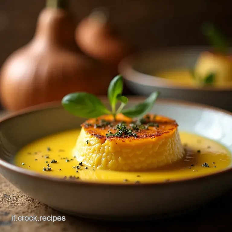 La Vellutata Dorata Crema Di Zucca Cremosa E Aromatica presentation