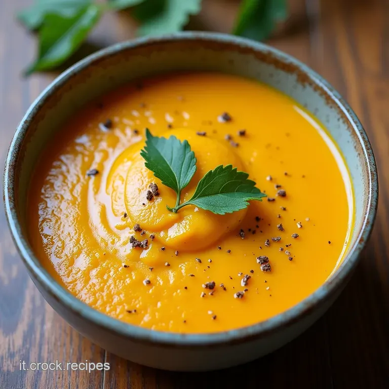 La Vellutata Dorata Crema di Zucca Cremosa e Aromatica