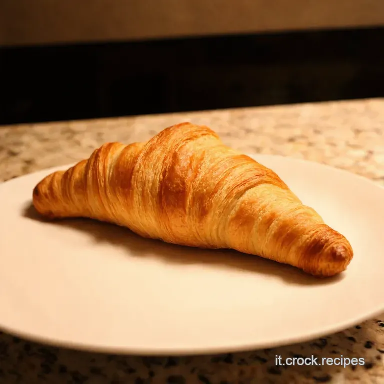 Croissant Sfogliati Fatti in Casa presentation
