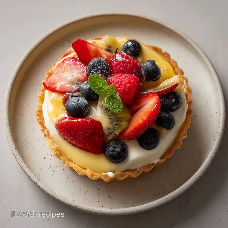 Crostata Alla Crema: Frolla Croccante e Base Solida