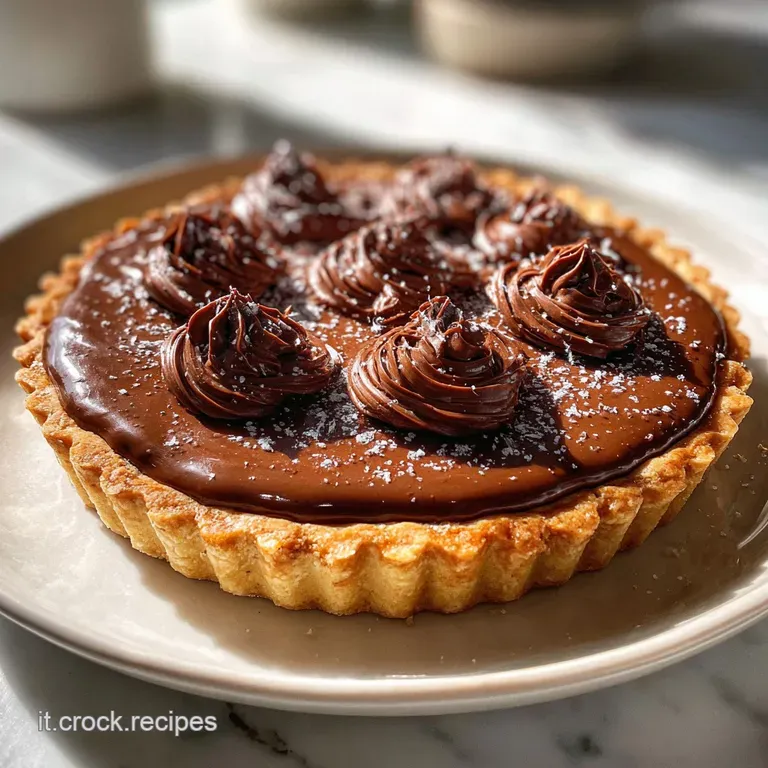 Crostata di Nutella: Guscio Friabile e Cuore Cremoso
