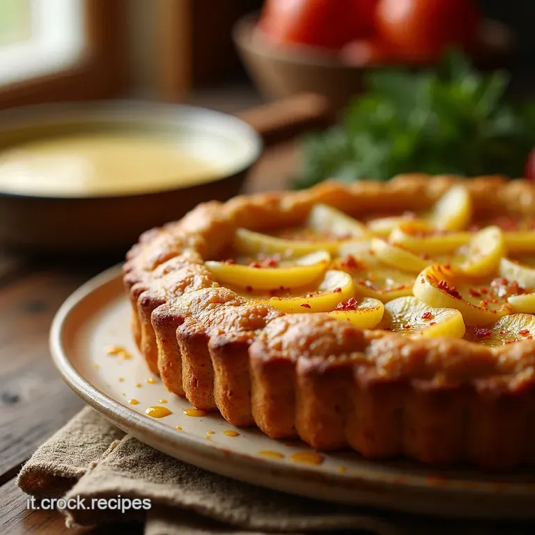 Crostata Di Ricotta E Frutta Fresca Di Stagione presentation