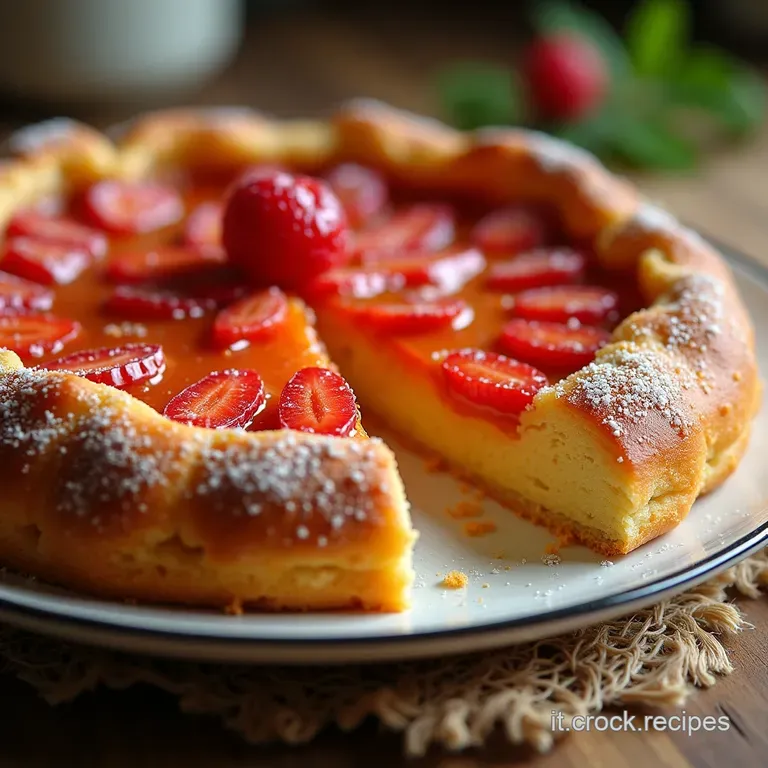 Crostata Imperiale al Melograno Frolla Fragrante e Cuore Brillante