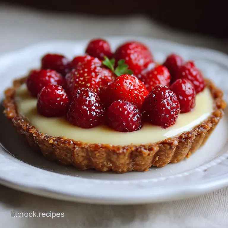 Crostata con Panna Cotta: Cuore Vellutato