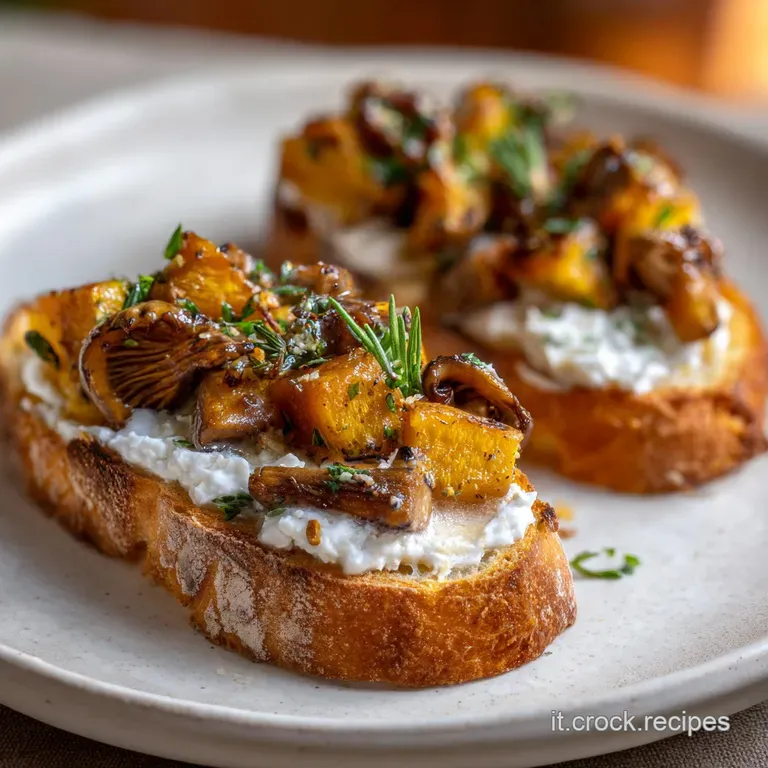 Antipasti Autunnali: Crostini Oro della Nonna