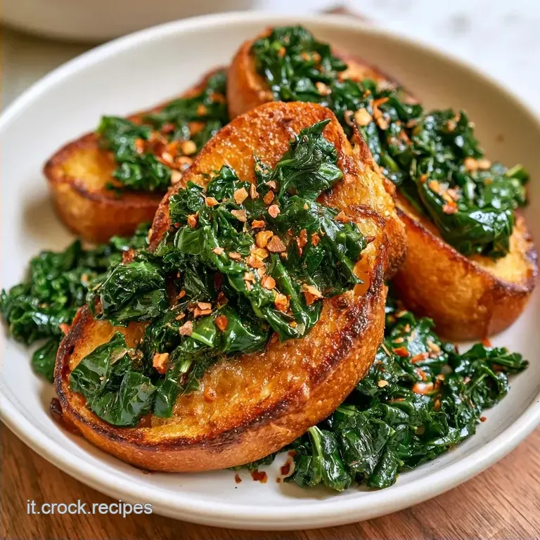Crostoni Di Cavolo Nero con Pane Toscano