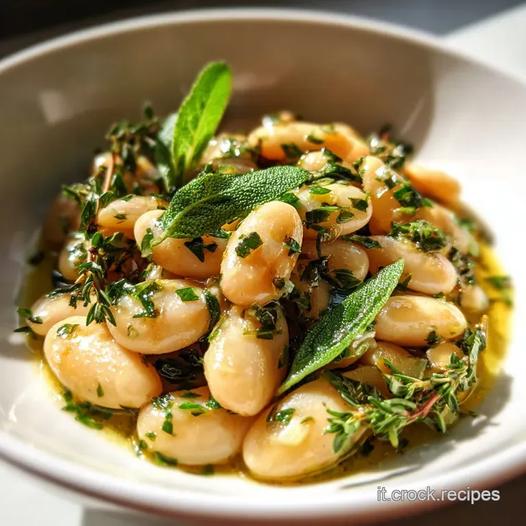 Fagioli Cannellini Cremosi alle Erbe