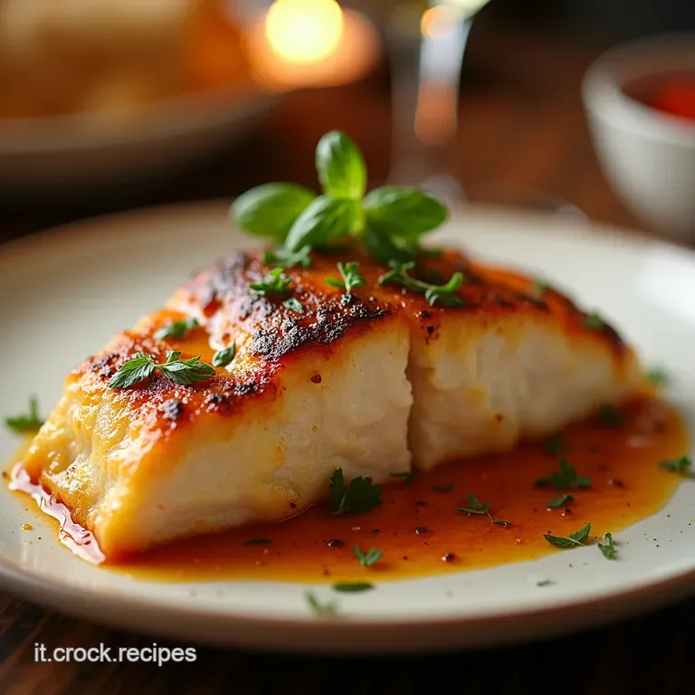 Filetto Di Merluzzo Al Forno 5 Sapori presentation