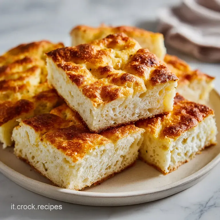 A rustic slice of focaccia artfully arranged with fresh rosemary sprigs and cherry tomatoes.
