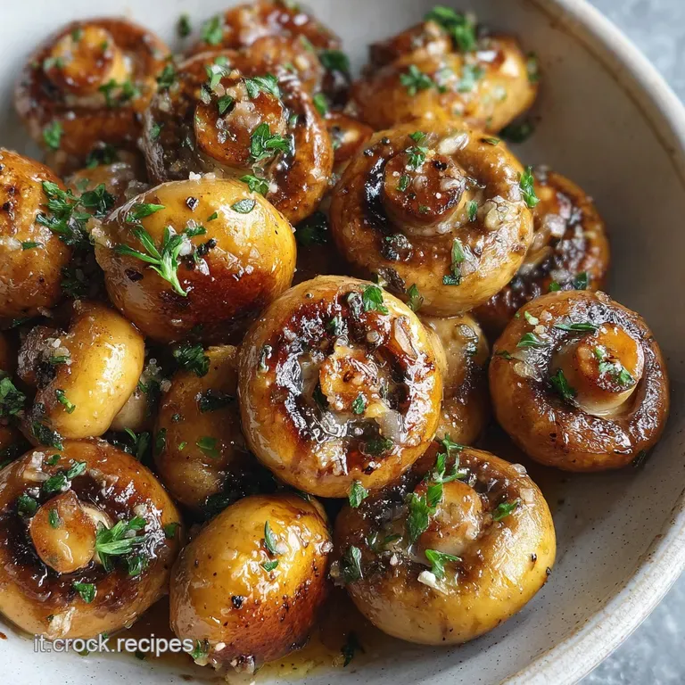 Funghi Champignon In Padella Con Doratura Perfetta