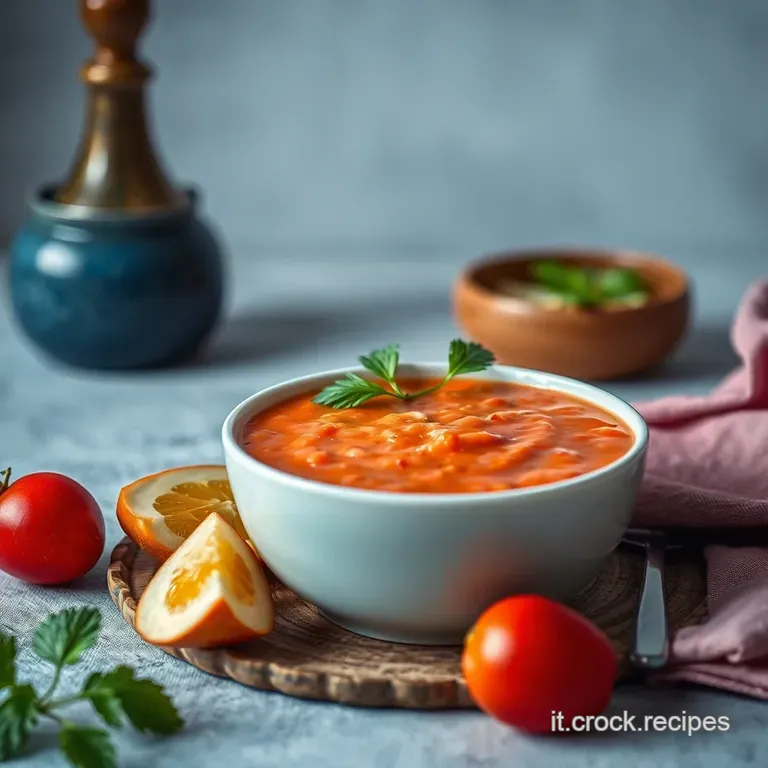 Gazpacho Andaluso presentation